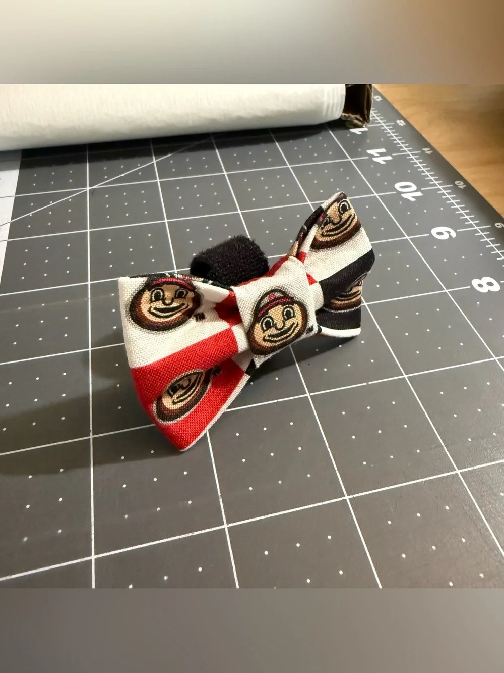 Ohio State Buckeye Pet Bowtie (small)